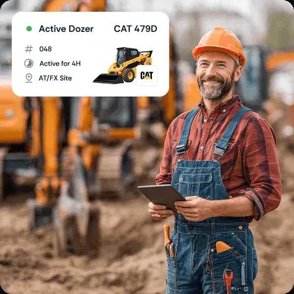 Construction industry fleet management hero image