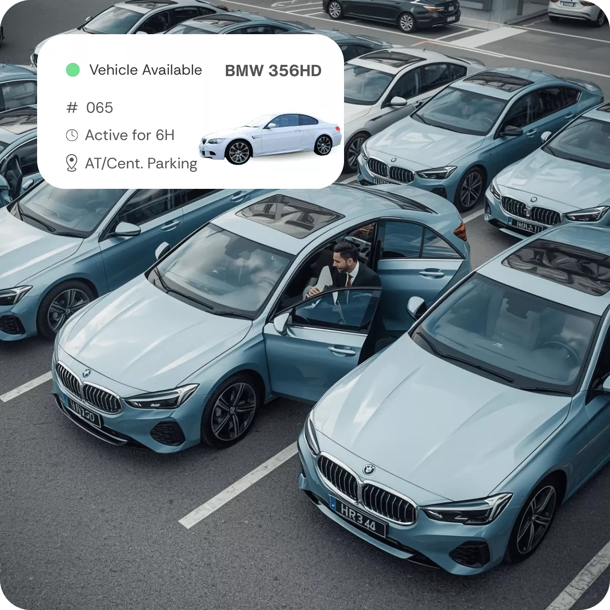 Bike sharing software dashboard hero image