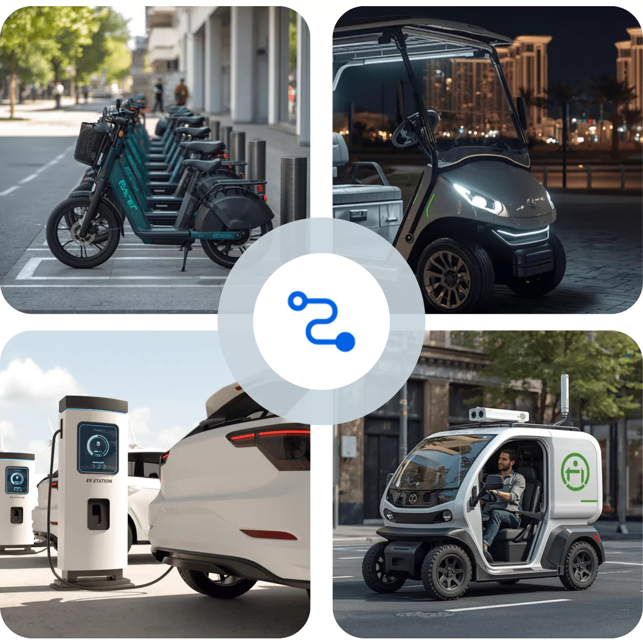 Bike sharing software dashboard hero image