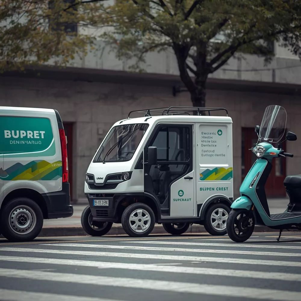 Image of mixed vehicle types